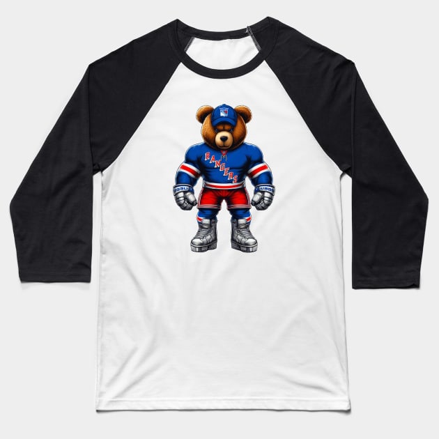 New York Rangers Baseball T-Shirt by Americansports